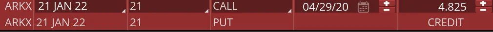 r/options - Sold for $4.825 / lot